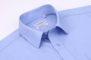 Camisas <span class=keywords><strong>de</strong></span> <span class=keywords><strong>Vestir</strong></span> <span class=keywords><strong>Azul</strong></span> Claro <span class=keywords><strong>de</strong></span> Algodón <span class=keywords><strong>de</strong></span> Alta Calidad para <span class=keywords><strong>Hombre</strong></span> OEM - Product Image 3