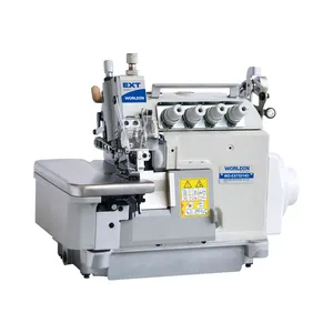 EXT5214D Direct Drive High Speed Overlock Sewing Machine With Variable Top Feed 4 Thread Over lock Sewing Machine