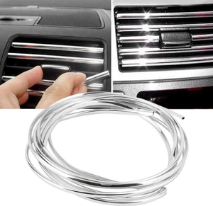 क्रोम मोल्डिंग ट्रिम पट्टी कार के दरवाजे एज स्क्रैच गार्ड - Product Image 4