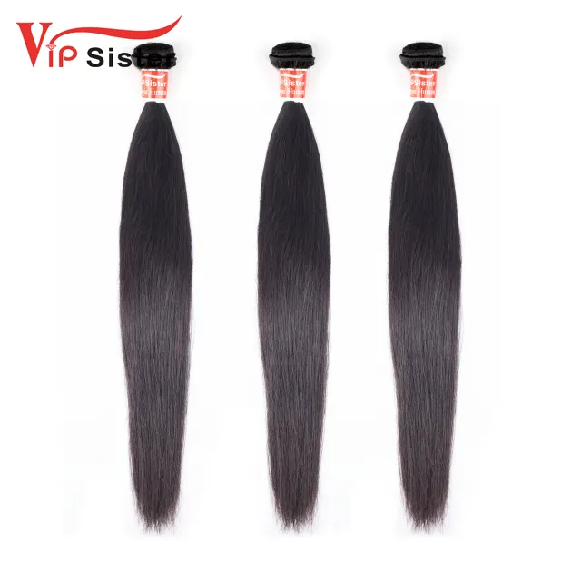 Vip sister weaves bundles peruvian and brazilian human hair no tangle no shedding natural wave grade 8a hair factory for sale