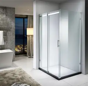 2 sided glass shower enclosure shower wall panels shower cubicles