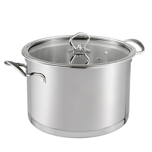 Olla de Acero Inoxidable de Alta Resistencia <span class=keywords><strong>para</strong></span> <span class=keywords><strong>Cocina</strong></span> de Inducción, Olla <span class=keywords><strong>para</strong></span> Sopa Antiadherente con Fondo Grueso, Olla Grande Profunda <span class=keywords><strong>para</strong></span> Conservas - Product Image 1