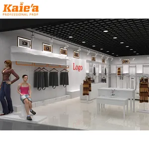 Retail garment store interior design service clothes display rack clothing display stand