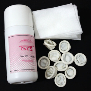 <span class=keywords><strong>Blanco</strong></span> herramientas de cuidado de uñas libre de polvo antiestático de goma dedo cuna establece - Product Image 3
