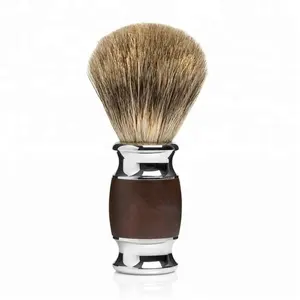 Haute qualité brosse de rasage pour cheveux de <span class=keywords><strong>blaireau</strong></span> silvertip - Product Image 1