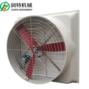 QiluRunte New Product 1460 Model 50 Inch Wall Exhaust Poultry Equipment Pig Frp Fans Shutter fan