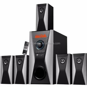 5.1 Multimídia Speaker para Home Theater System com USB/SD/FM/Controle Remoto RM-AV9112