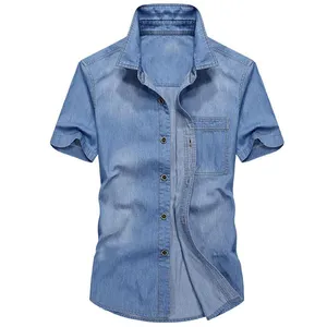 2023 Nieuwe Stijl Zomer Lichtgewicht Slim Fit Casual Jeans Shirt Denim