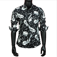 Haute qualité dernières conceptions de chemises pour hommes personnalisées par sublimation pour hommes 2020