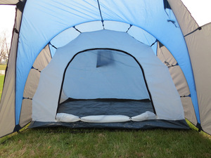 5-<span class=keywords><strong>6</strong></span> personnes 2 pièces grande <span class=keywords><strong>tente</strong></span> <span class=keywords><strong>familiale</strong></span> <span class=keywords><strong>tunnel</strong></span> de luxe pour camping en plein air étanche - Product Image 4