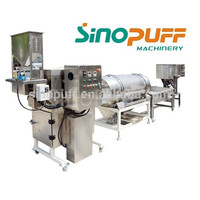 Bonnière rotative industrielle avec revêtement au chocolat, ligne de Production de Pop-Corn, avec saveur multiples, équipement pour la Production de Pop-Corn