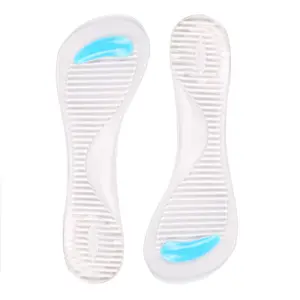 Hoge Hak Schoenen Siliconen Rubber Plantaire Fasciitis Orthopedische Pijnverlichting Half Gel Inlegzolen Voor Schoenen Vrouwen