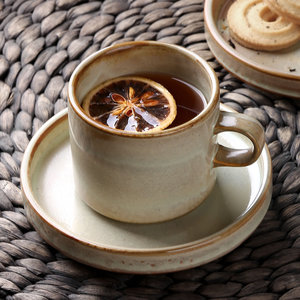 Factory Direct Wholesale Porcelain Afternoon Tea and Coffee <strong>Cup</strong> <strong>Set</strong>,eco Ceramic Latte Coffee <strong>Cup</strong> and Saucer - Product Image 1