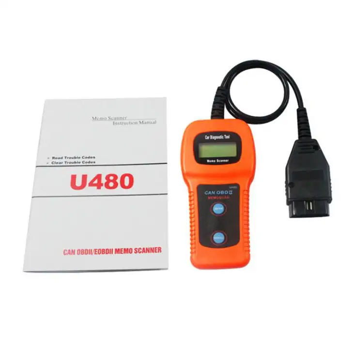באיכות גבוהה ומדויק רכב אבחון U480 יכול OBD2 OBD II רכב אבחון סורק מנוע קוד Reader כלי