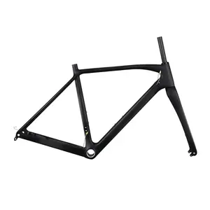 Ican Speciale Ontwerp Carbon Cyclocross Frame Schijfrem Platte Mount Brake Maat 140 Mm Of 160 Mm