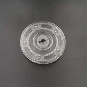 ロータリー小型ターンテーブルベアリングクリアプラスチック怠惰なスーザンAS-1