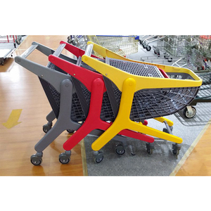 Proveedor Chino de <span class=keywords><strong>supermercado</strong></span> de plástico en forma de abanico compras carro - Product Image 2