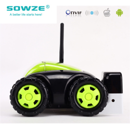 Nuevos productos cctv video Baby Monitor coche robot seguridad ip WiFi cámara remota - Product Image 3