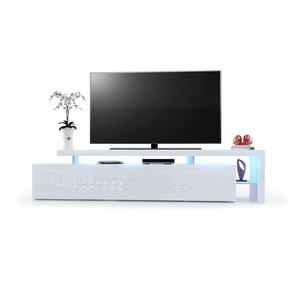 New Design Modern Simple UV High Gloss <strong>TV</strong> Stand LED Light <strong>TV</strong> <strong>Wall</strong> <strong>Cabinet</strong> Units Designs Wood <strong>TV</strong> <strong>Cabinet</strong> - Product Image 4