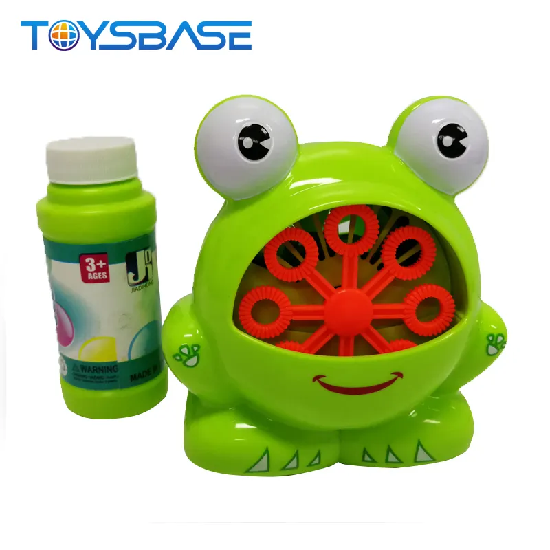 Электрическая забавная игрушка для мыла в ванну, игрушка, мультяшная машина для мыльных пузырей лягушек