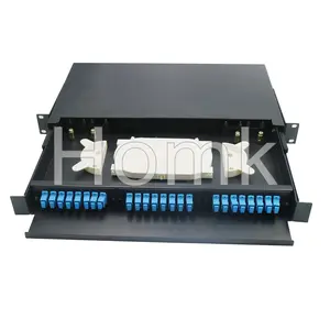 Rack Mount Fibra Ottica Box Terminal LC 24 Porta 19 ODF Fibra Ottica Patch Panel