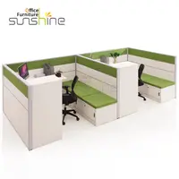 Modüler iş istasyonu ofis masası ofis odacığı bölme mobilya yan kabin ofis iş istasyonu