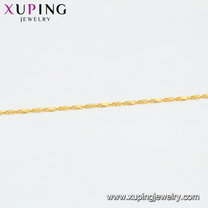 Bijoux en plaqué or 24K, collier de luxe et chaîne en or, pour les femmes, tendance, 44890 - Product Image 3