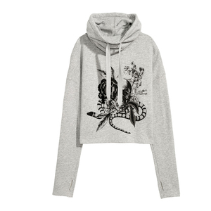 Concevoir Votre Propre Vêtements <span class=keywords><strong>Dames</strong></span> À Manches Longues Col <span class=keywords><strong>Chemin</strong></span>ée Sweat - Product Image 2
