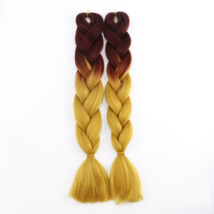 Espressione a 48 pollici dei capelli dell'attacco colorata ombre dei capelli dell'intrecciatura jumbo della treccia della scatola sintetica eccellente x di 100g per le donne di colore - Product Image 3