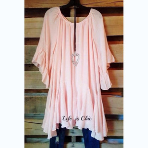 Dames Boho Soul Swing Ruche T Shirts Summer Fashion Tees Korte Mouwen Ronde Hals Onregelmatige Zoom Tuniek Tops - Product Image 3