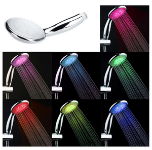 Bathroom LED 7 Colors Changing Hand <strong>Shower</strong> Head Multicolor <strong>Light</strong> up <strong>Shower</strong> - Product Image 4