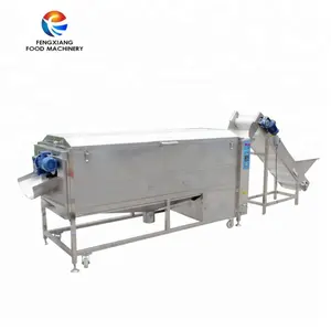 Línea de producción de acero inoxidable 304, máquina peladora para lavar verduras y frutas, LXTP-3000