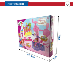 DIY crème glacée enfants modélisation jouet argile molle ensemble avec coloré boue - Product Image 5