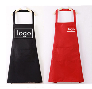 Étiquettes à suspendre gratuites Personnalisez votre logo <span class=keywords><strong>2</strong></span> poches avant Tablier unisexe personnalisé confortable de couleur unie avec votre logo ou votre design - Product Image 1