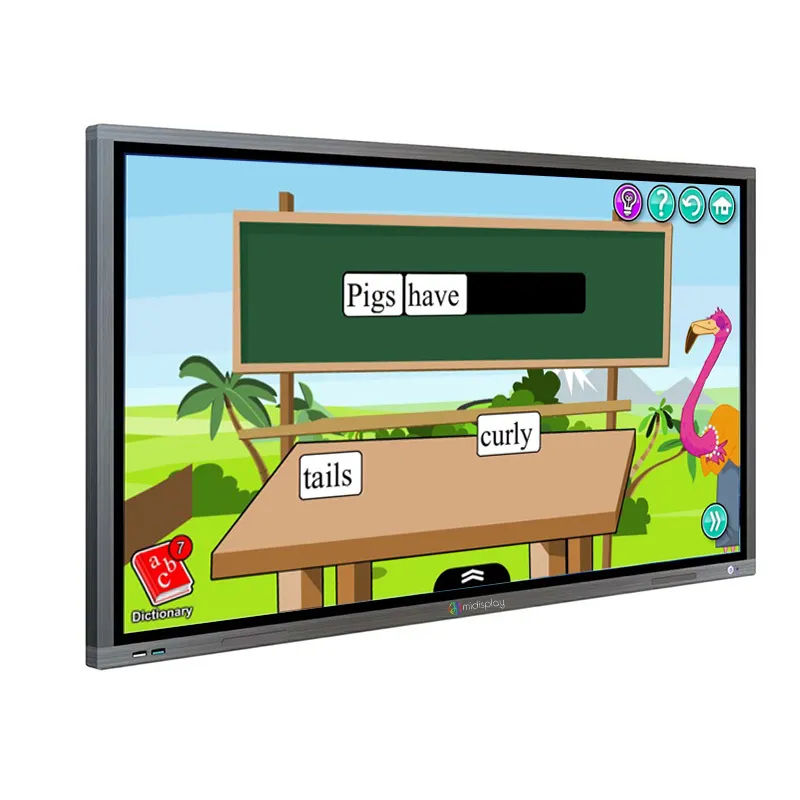 LCD smart sb680 room demonstration board digital classroom products with WIFI