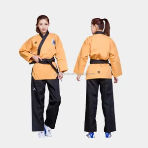 Alta calidad Poomsae uniforme de taekwondo dobok