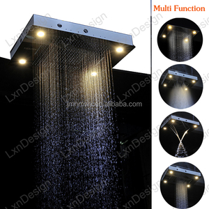 2016 Nuevo diseño 5 función hogar Baño en pared techo niebla lluvia alcachofa <span class=keywords><strong>de</strong></span> la <span class=keywords><strong>ducha</strong></span> led - Product Image 4