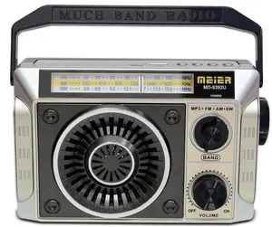 批发x-低音工厂价格am fm复古便携式收音机，带USB/ TF卡