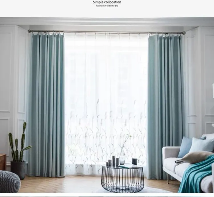 100% черный-out современные европейские шторы, тканевые занавески для гостиной