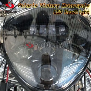 LED faro negro para motocicleta cruceros de Victoria CROSS modelos 07-16 - Product Image 4