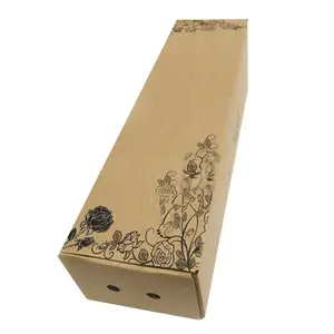 Custom China factory decorative flower gift cardboard box/flower packaging gift box for valentine's Day or Christmas