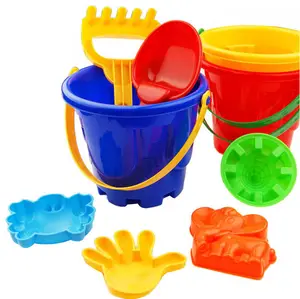 Jouets de plage, sable, plage, château, seau, pelle, râteau à eau, outils pour enfants, 1 à 7 pièces