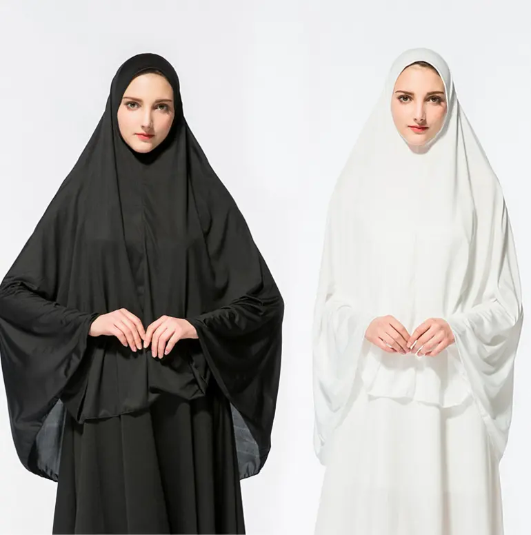 Son tasarım Suudi Arabistan giyim uzun kollu moda düz renk hussegken müslüman kadın abaya