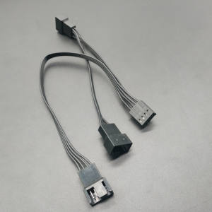 定制保护套管 1 至 2 <span class=keywords><strong>3</strong></span> 4 路风扇分配器扩展电缆 4 针 PWM 电缆 - Product Image 2