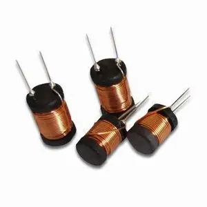 Ferrite Inductor DR3W0608 Drum Core Ferrite Coil Radial 3 Pins Inductor For Water Supply Instrument