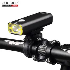 Lumière LED de vélo de vélo urbaine rechargeable par USB 2500mAh V9C lumière LED de vélo en aluminium de 500 lumens
