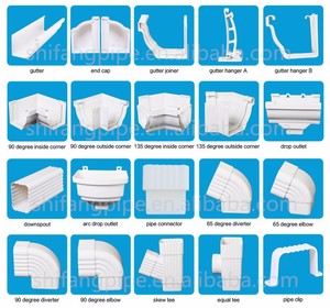 Offre Spéciale pas cher en plastique <span class=keywords><strong>pvc</strong></span> pluie tuyaux oem de gouttière de pluie de toit avec le grand prix - Product Image 5
