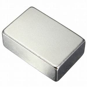 Nam châm khối Neodymium N52 đất hiếm <span class=keywords><strong>50mm</strong></span> x 30mm x 10mm - Product Image 1