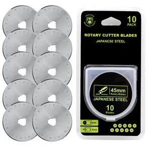 Cutter Blade 10pc Packed 45mm Rotary Cutter Blade For Olfa Rotary Cutter Fisfars Rotary Cutter