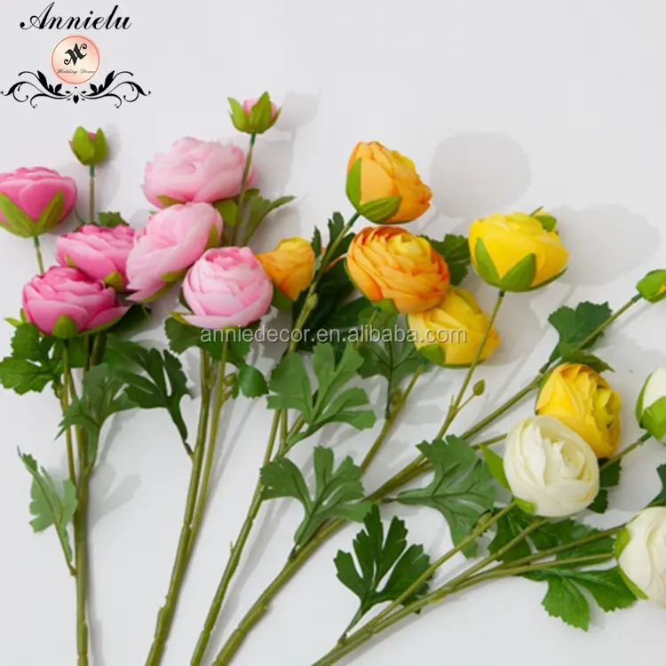 Bloeiende Gele Roos, Groothandel Real Touch Zijden Decoratieve Bloemen Voor Decoratie Bruiloft Kunstmatige